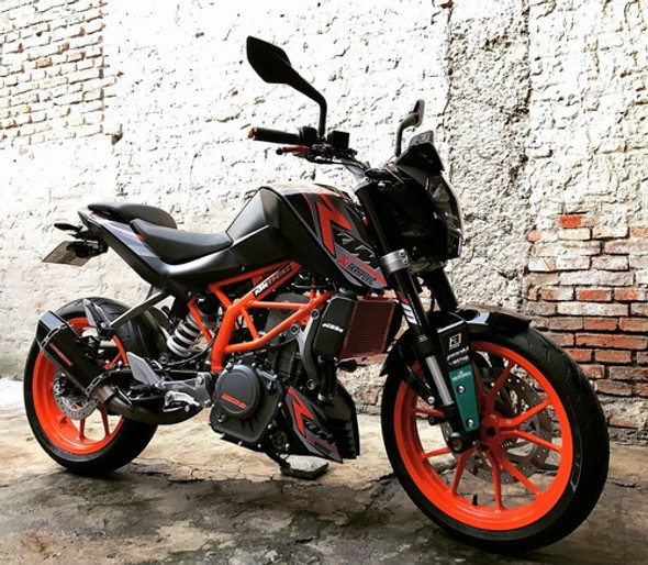 Ktm Duke 200 / 390 Kit Calcos Vinilo Ahora Laminados 1