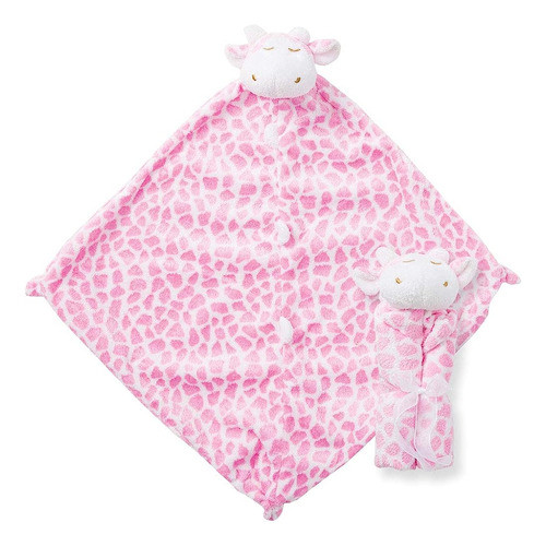Angel Dear - Jirafa Rosa, Cuddle Twin Blankie Set 1