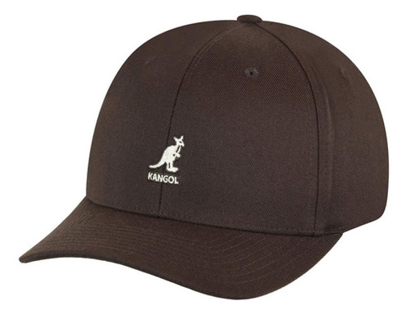 Gorra Béisbol Kangol Wool Flexfit Hombres Y Mujeres, Marrón 0