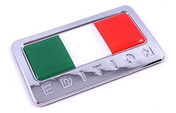 Italia Edición De Italia Emblema De Cromo Bandera Italiana C 0 Italia Edición De Italia Emblema De Cromo Bandera Italiana C 0