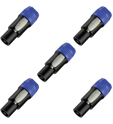 Kit C/ 12 Conectores Speakon C/ Trava De Metal Roxtone Rp031 1