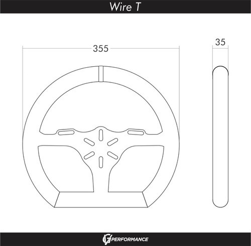 Volante Acero St-wiret 355 Tapizado Gamuza Gv 6c 1