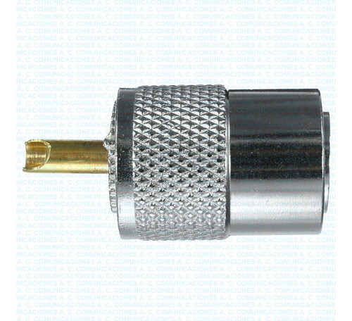 Conector Macho Uhf Cable Rg-8/213 Soldar Fact. Cuot. 0
