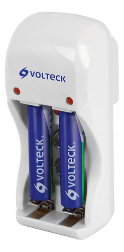 Mini Cargador De Pilas + 2 Pilas Aaa Volteck G P 0
