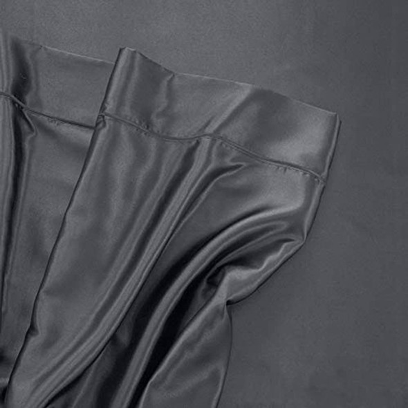 Seduction 1s47355 Juego De Sábanas Satinado, Gris Plateado 1