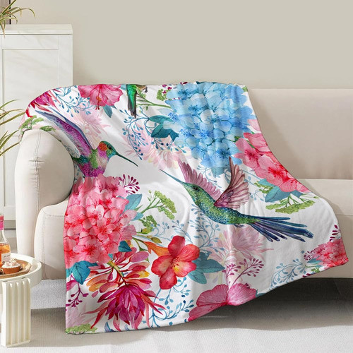 Colibrí Manta Regalos Para Mujeres Niñas Mamá Cumpleaños Nav 0