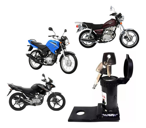 Trava Coroa Roda Moto Anti Furto Ybr Factor Yes Intruder 125 0