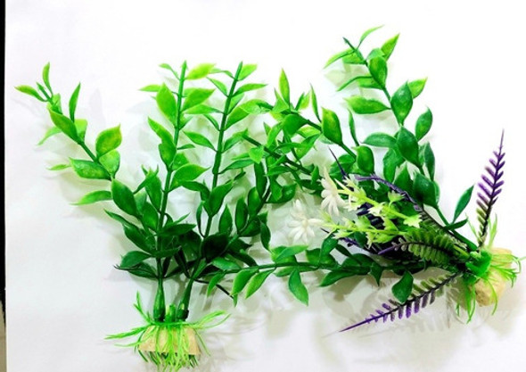 Adorno, Planta Artificial  Bacopa  Acuario/ Pecera 2unidades 0