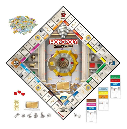 Juego De Mesa Monopoly Cámara Secreta Hasbro Original Amv 1