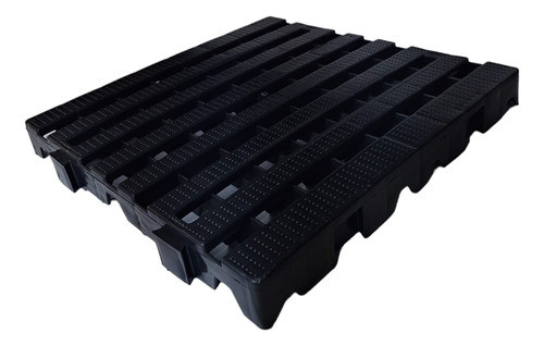 Estrado Modular 40x4,5x40cm Preto Reciclável Pallet Palete 0