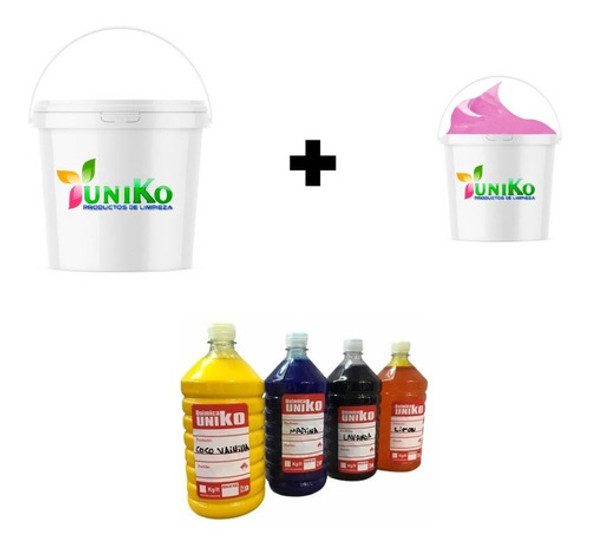 Combo Pasta  100lt Jabón + 50 Lt Suaviza+ 200 Lt Desodorante 0