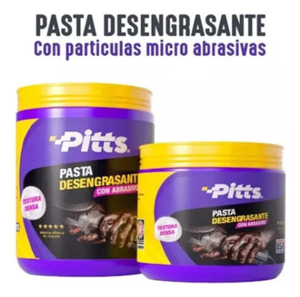 X6 Pasta Limpia Manos Para Taller Mecánico 600gr Pitts 1