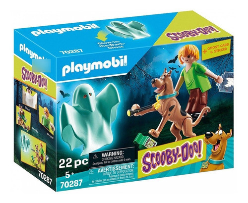 Playmobil Scooby Doo Shaggy Y Fantasma 22 Piezas Febo 0