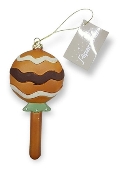 Adorno Papá Noel Cocinero 17 Cm Alparamis Arbolito Navidad 0