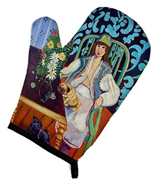 Carolines Treasures 7265ovmt Dama Con Su Guante De Horno Pug 0 Carolines Treasures 7265ovmt Dama Con Su Guante De Horno Pug 0