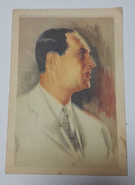 Retrato Foto Tarjeta Postal Peron Evita Antigua Coleccion 1