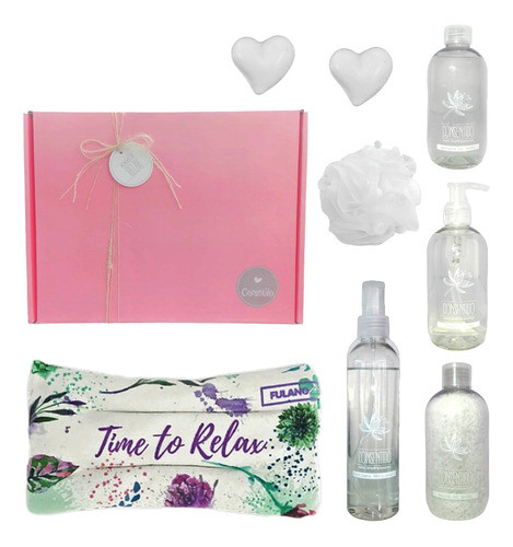 Set Caja Regalo Mujer Spa Jazmín Kit Relax N13 Disfrutalo 0