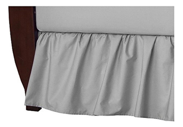 American Baby Company Falda De Cuna Con Volantes De Microfib 0