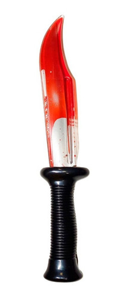 Cuchillo Con Sangre Liquida Halloween Cotillon Disfraz 0