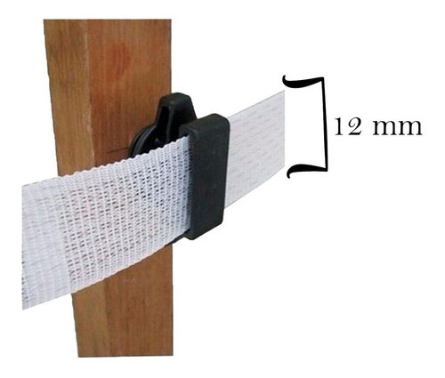 Cerca Elétrica Rural Fita Eletroplástica 12 Mm X 200 Mts 1