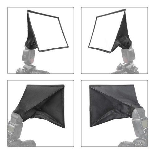 Softbox Portable Flash Fotografía Difusor 15 X 17 Cm 1