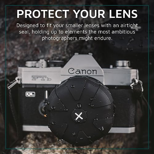 Tapa Lente Camaras Dslr Impermeable Negro 2 Unidades 1
