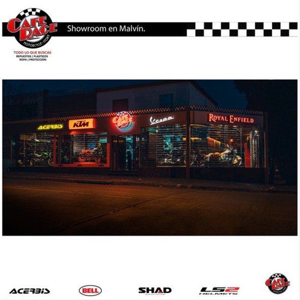 Protector Para Silenciador Acerbis Verde - Cafe Race 1