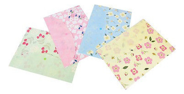 A4 Pvc Bolsa Documento Papel Escuela Oficina Suministros Arc 1