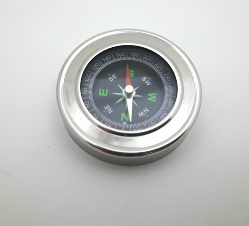 Brujula Acero Inoxidable Camping Superviviencia 0