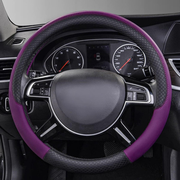 Tapa Del Volante Universal De Piel Rombo Perfecto Vehículos 1
