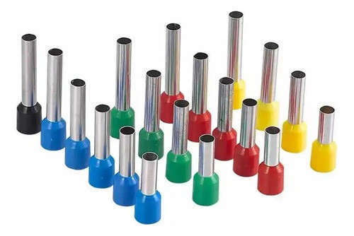 Terminales Tubo Pinza Crimpeadora 200 Unidades 1mm 0