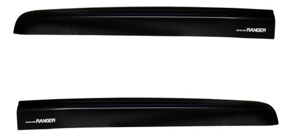 Goteros De Ventanilla Spaco Con Logo Ford Ranger Dc 2023+ 1