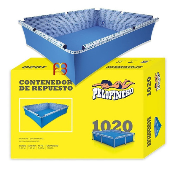 Contenedor Lona De Repuesto P/ Pileta Pelopincho 1020 0 Contenedor Lona De Repuesto P/ Pileta Pelopincho 1020 0