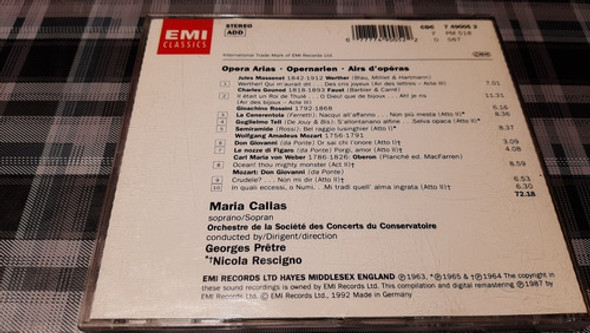 María Callas - Massent Mozart- Emi Classics - Cd Import Alem 1 María Callas - Massent Mozart- Emi Classics - Cd Import Alem 1