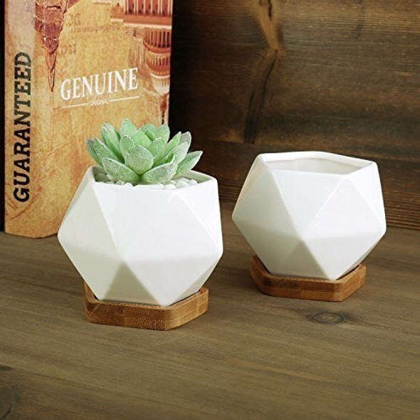 Mini Macetas De Ceramica Suculentas Geometricas Modernas Bla 1 Mini Macetas De Ceramica Suculentas Geometricas Modernas Bla 1