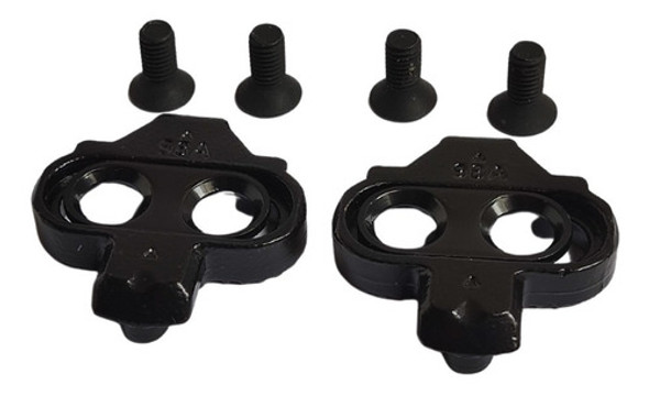 Par Taco Wellgo 98a P/ Pedal Clip Tipo Shimano Spd 1