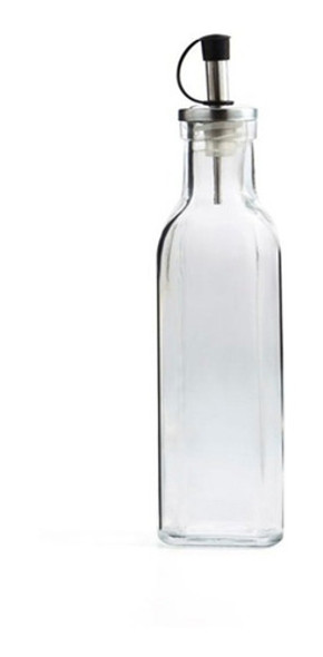 Aceitera Botella De Aceite Y Vinagre Vidrio Con Pico 350 Ml 0