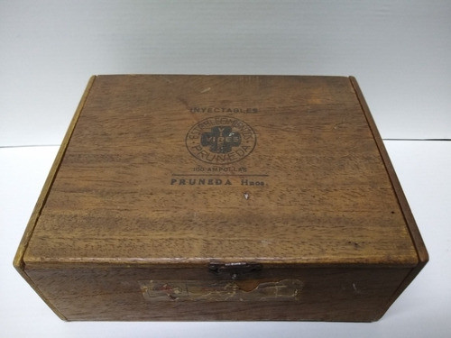 Caja De Medicamentos Ampollas Antigua Pruneda Vires Vacía 1