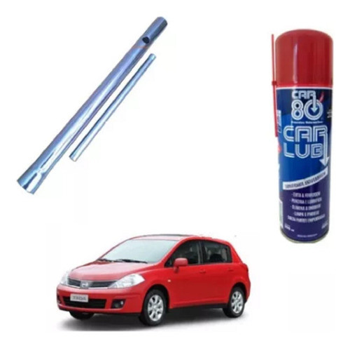 Chave Vela + Desengripante Nissan Tiida 1.8 16v Gaso E Flex 0