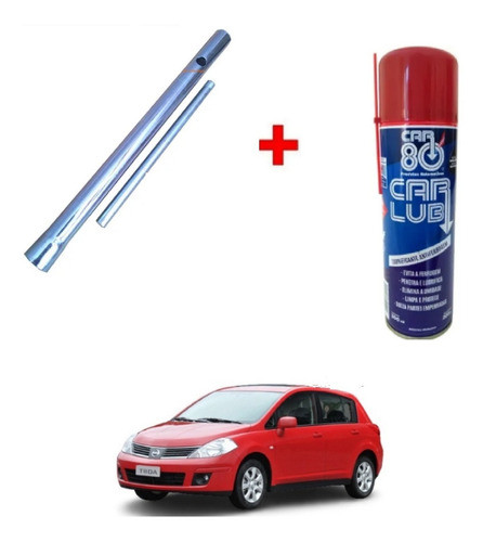 Chave Vela + Desengripante Nissan Tiida 1.8 16v Gaso E Flex 1