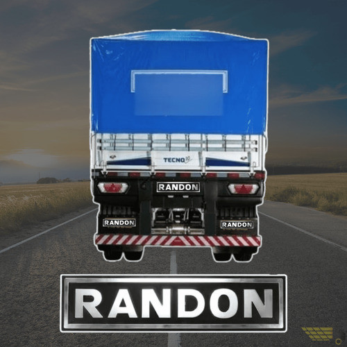 Kit Placa Randon 1 Traseira E 4 Laterais 1