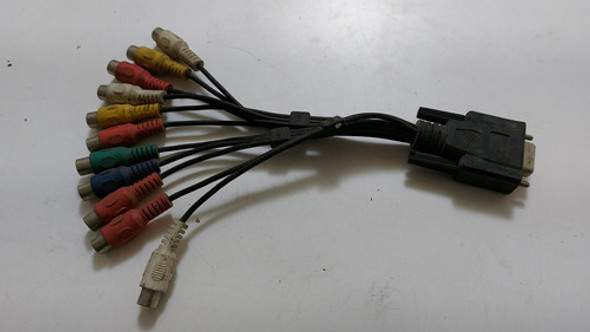 Flex Cable Tv Rca 55 Vga Hembra A 11 Rca Hembra 22cm Ak518 0