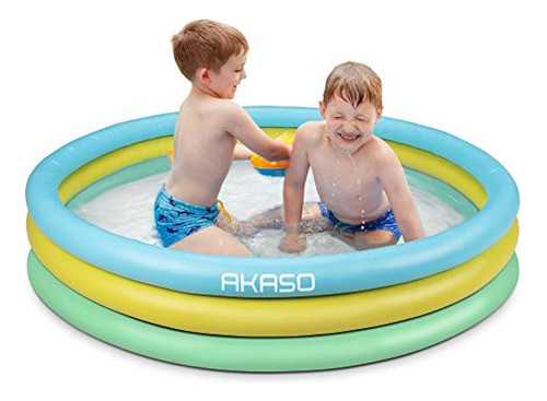 Akaso Kiddie Pool, Piscinas Inflables Para Niños Para Niños, 0