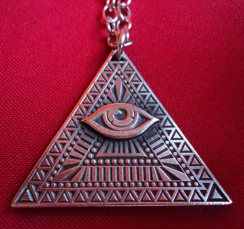 Colgante Illuminati Ojo Que Todo Lo Ve All Seeing Eye 1