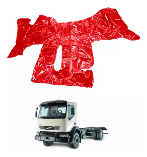 Tapete Vinil Vermelho Para Volvo Vm 23 Cabine Simples 0