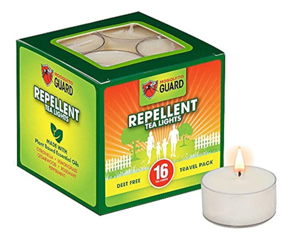 Mosquito Guard Tealight Citronella Candles 16 Pcs - Mosquito 0 Mosquito Guard Tealight Citronella Candles 16 Pcs - Mosquito 0