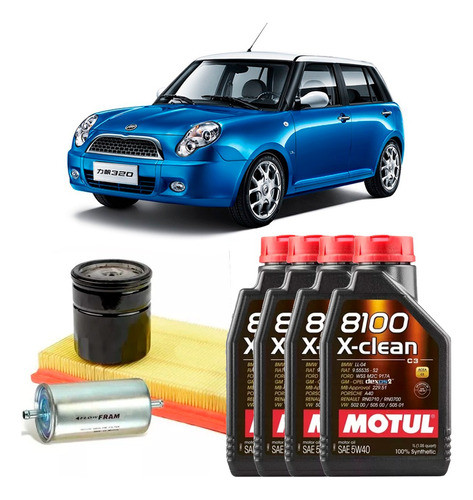 Service Cambio De Aceite Lifan 320 Motul Sintético + Filtros 0