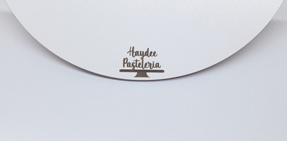 Bases Para Torta Con Logo Grabado 30 De 25cm. + 20 De 30cm. 1