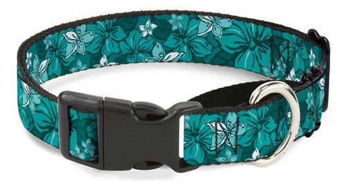 Hebilla Mgc-w30878-s Hibiscus Collage Turquesa Tonos Marting 0