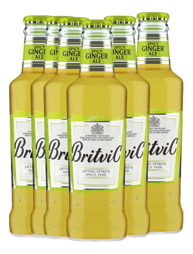 Pack X 6 Ginger Ale Britvic 200 Ml De Gran Bretaña 0